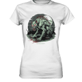 The Mythical Chupacabra with Glowing Red Eyes Horror und Gothic - Ladies Premium Shirt | Lady - Shirts | Dark Shadows Arts