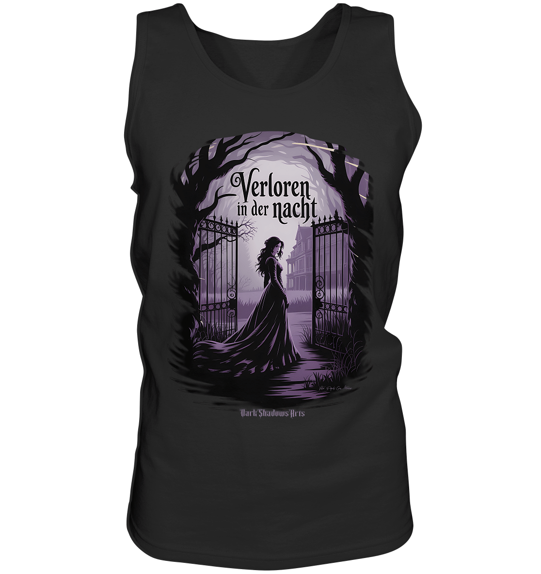 verloren in der nacht - düstere eleganz und geheimnisvolle atmosphäre - Relaxed Tank Top | Tank - Tops | Dark Shadows Arts