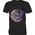 Web of Deception - A Dark and Magical Scene of a Spider - Premium Shirt | Unisex - Shirts | Dark Shadows Arts
