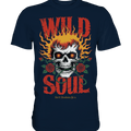 WILD SOUL – Kraftvolles und rebellisches Design von Dark Shadows Arts - Premium Shirt | Unisex - Shirts | Dark Shadows Arts