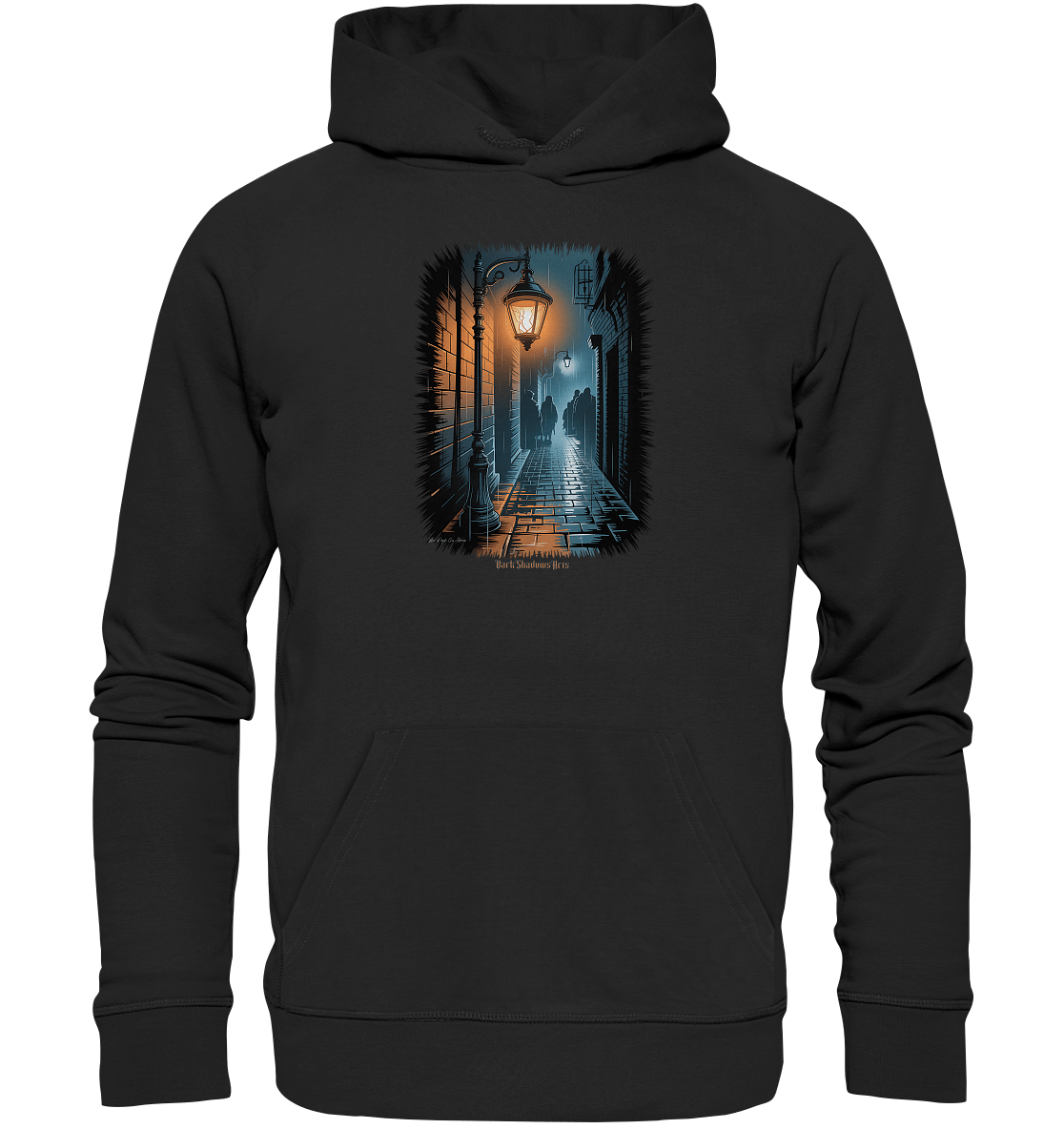 yark shadows alley - geheimnisvolle gassen und düstere atmosphäre - Organic Hoodie | Hoodies | Dark Shadows Arts