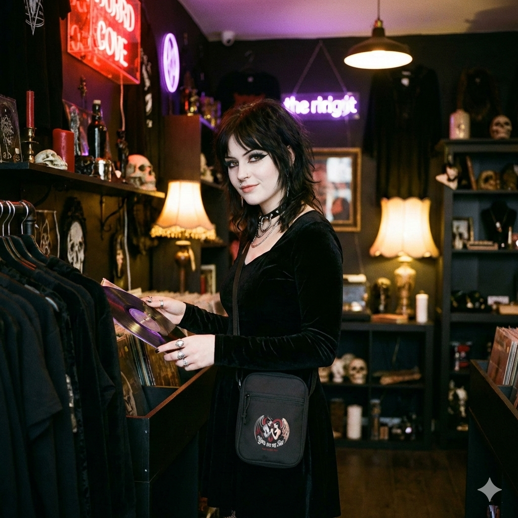 crossbody-bag-gothic-girl-vinyl-shop