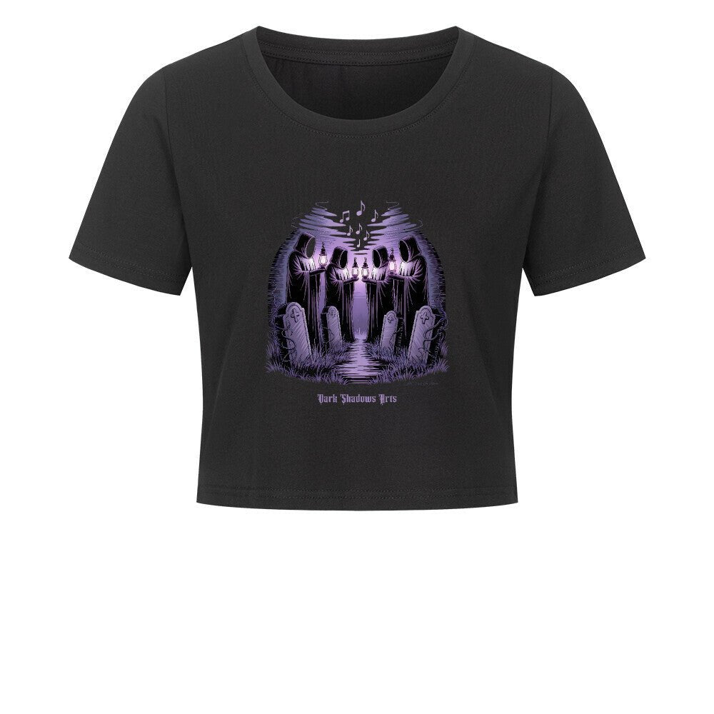 All Hallows’ Choir - Ladies Cropped Tee | T-Shirt | Dark Shadows Arts