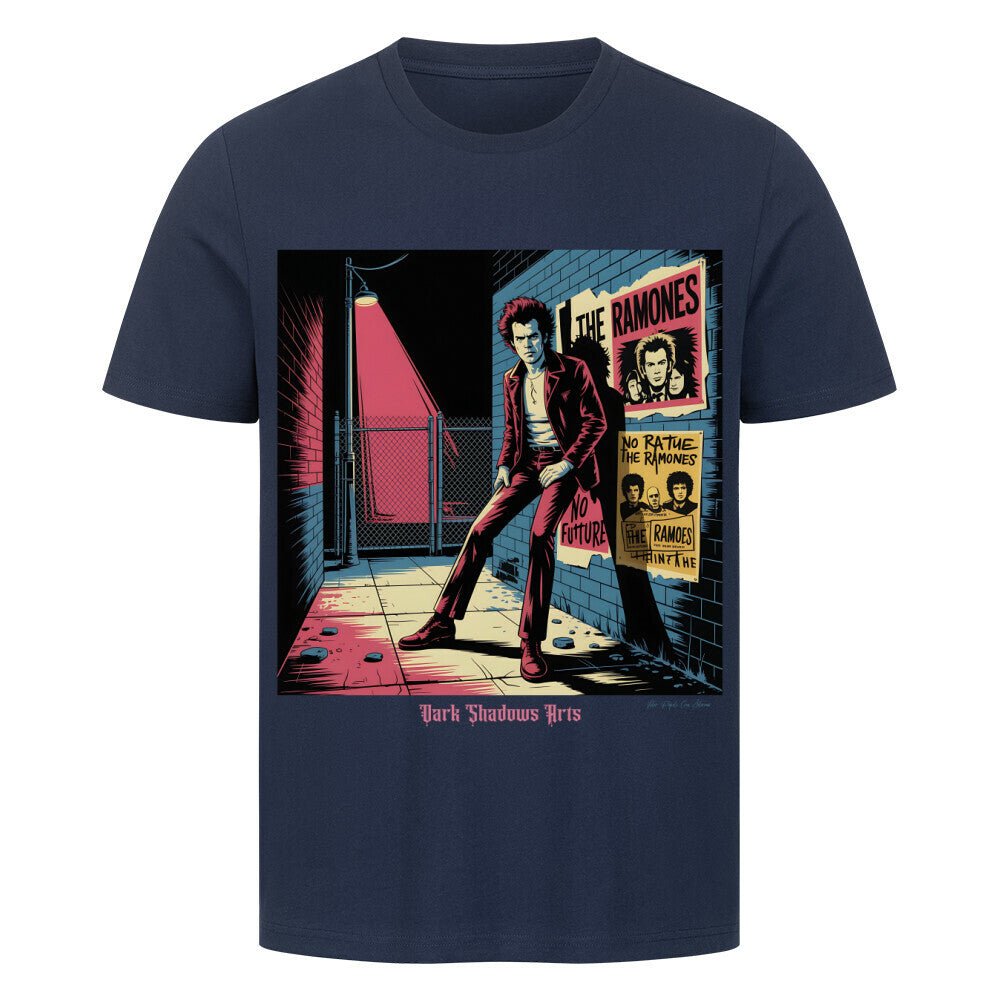 Alley Rebellion – Punklicht & Schattenwut - HigherBlanks Premium T-Shirt | T-Shirt | Dark Shadows Arts