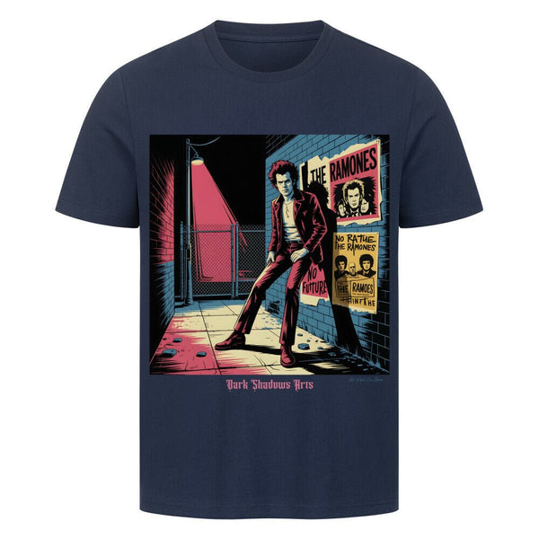 Alley Rebellion – Punklicht & Schattenwut - HigherBlanks Premium T-Shirt | T-Shirt | Dark Shadows Arts