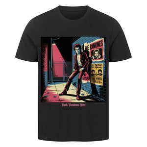 Alley Rebellion – Punklicht & Schattenwut - HigherBlanks Premium T-Shirt | T-Shirt | Dark Shadows Arts