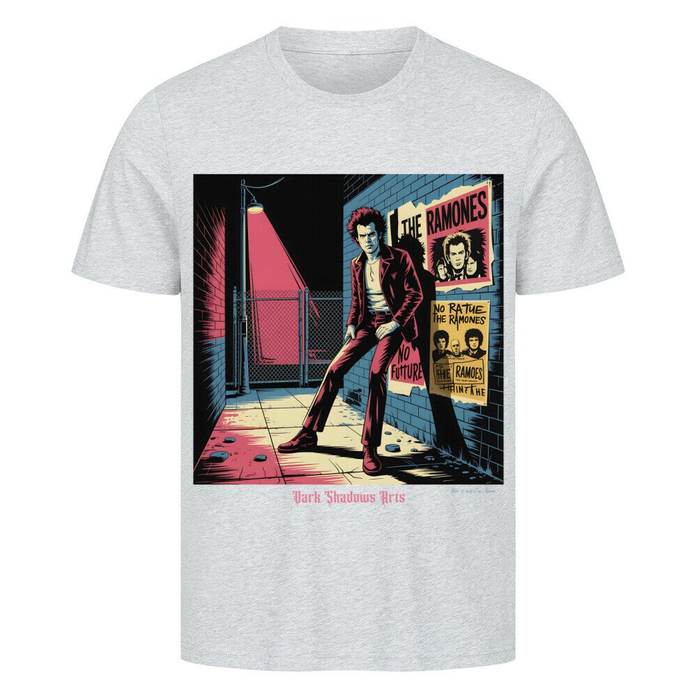 Alley Rebellion – Punklicht & Schattenwut - HigherBlanks Premium T-Shirt | T-Shirt | Dark Shadows Arts