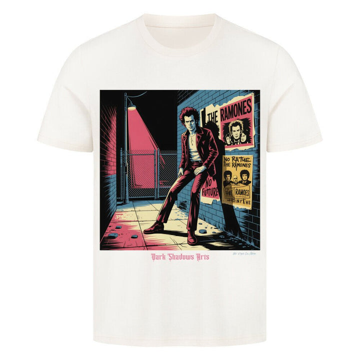 Alley Rebellion – Punklicht & Schattenwut - HigherBlanks Premium T-Shirt | T-Shirt | Dark Shadows Arts