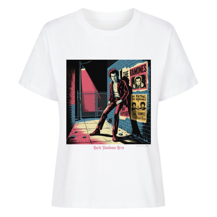 Alley Rebellion – Punklicht & Schattenwut - Premium Organic Shirt Women | T-Shirt | Dark Shadows Arts