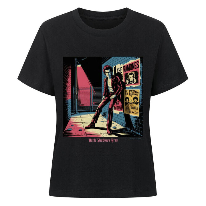 Alley Rebellion – Punklicht & Schattenwut - Premium Organic Shirt Women | T-Shirt | Dark Shadows Arts