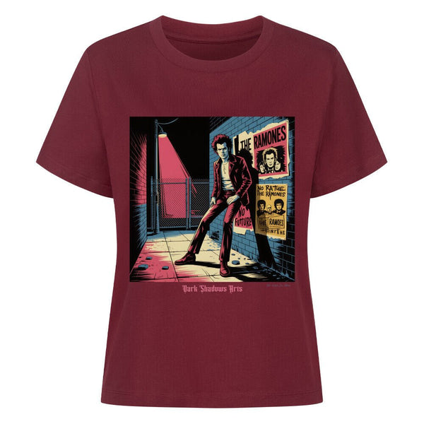 Alley Rebellion – Punklicht & Schattenwut - Premium Organic Shirt Women | T-Shirt | Dark Shadows Arts
