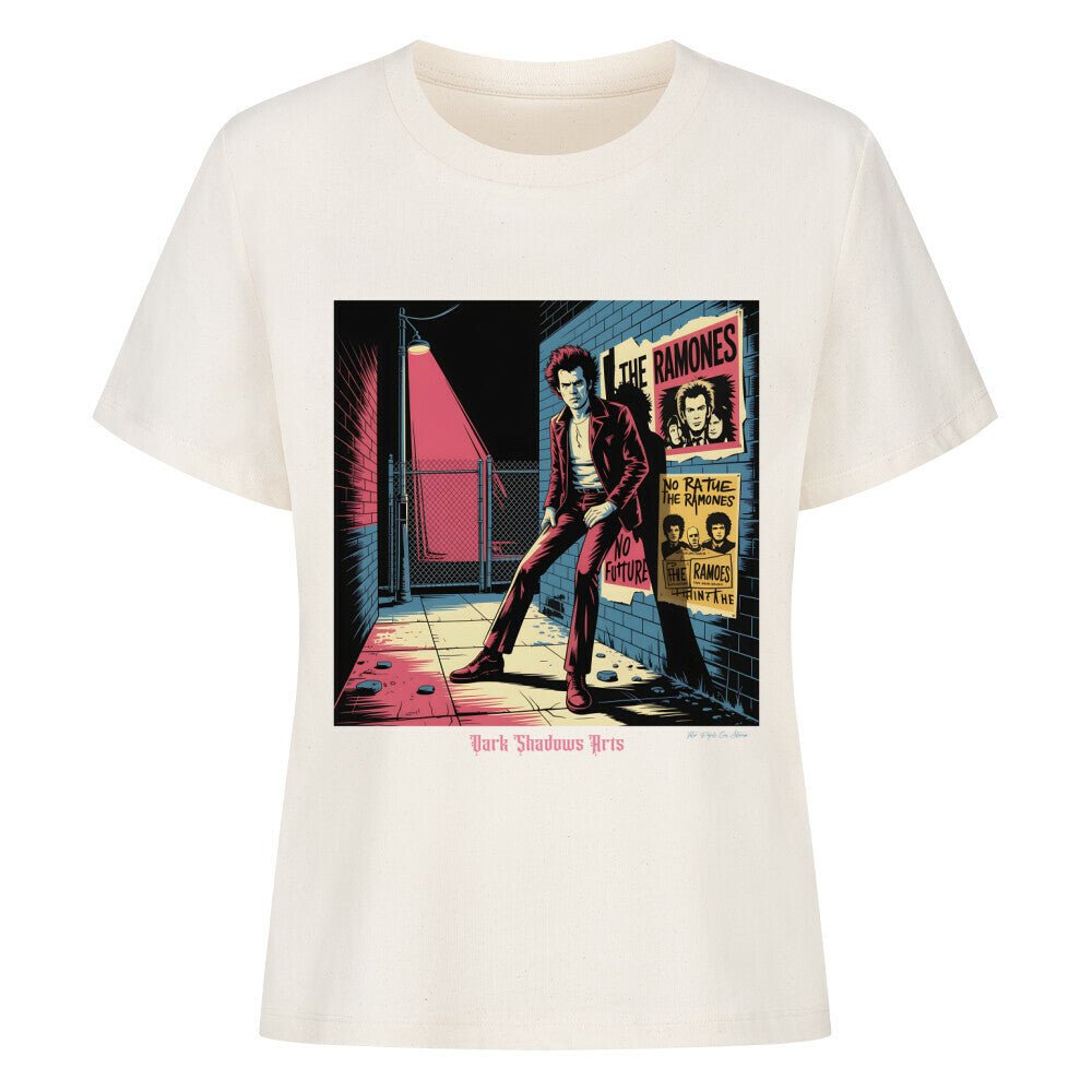 Alley Rebellion – Punklicht & Schattenwut - Premium Organic Shirt Women | T-Shirt | Dark Shadows Arts