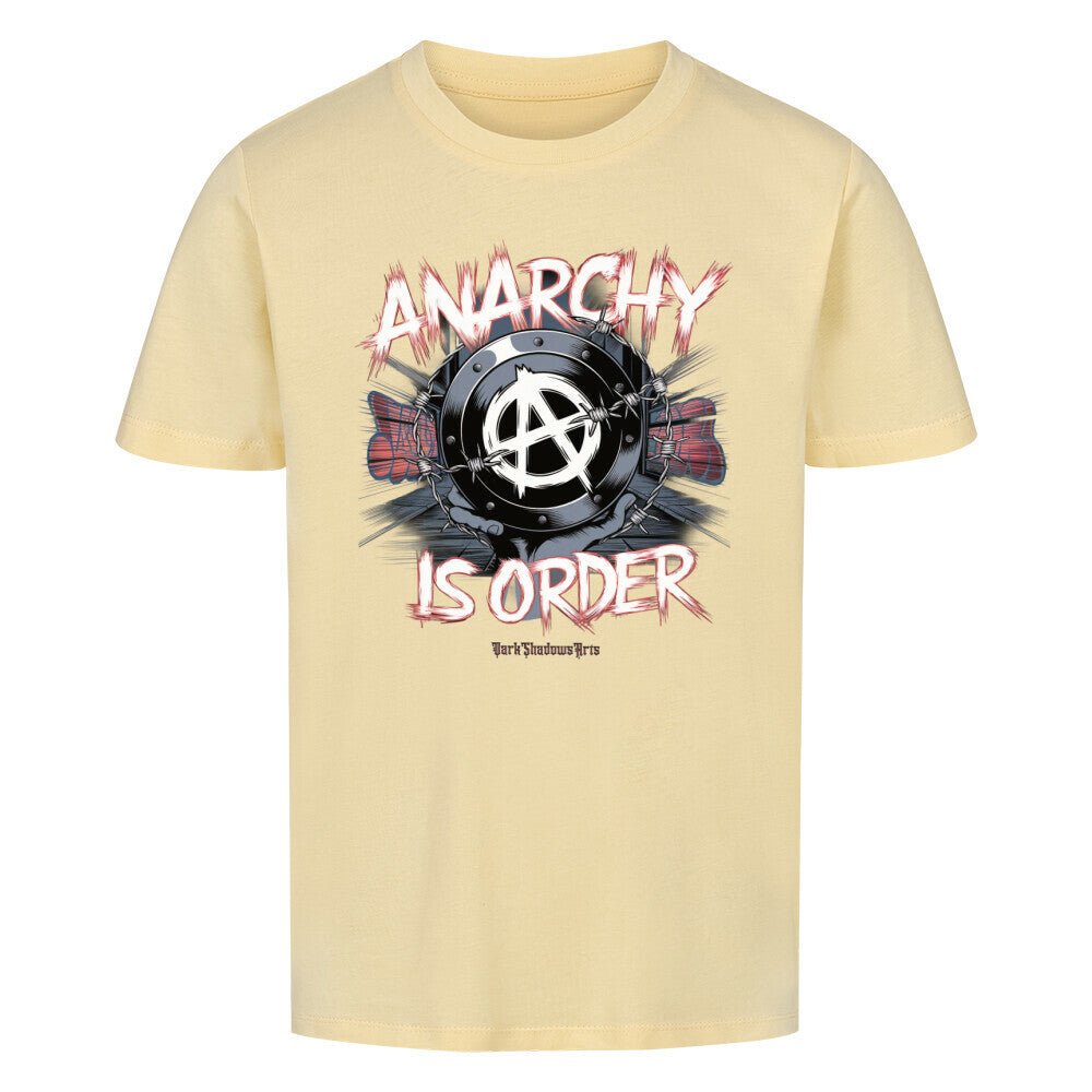 ANARCHY – Das Symbol der Rebellion - Premium Organic Shirt Kids | T-Shirt | Dark Shadows Arts