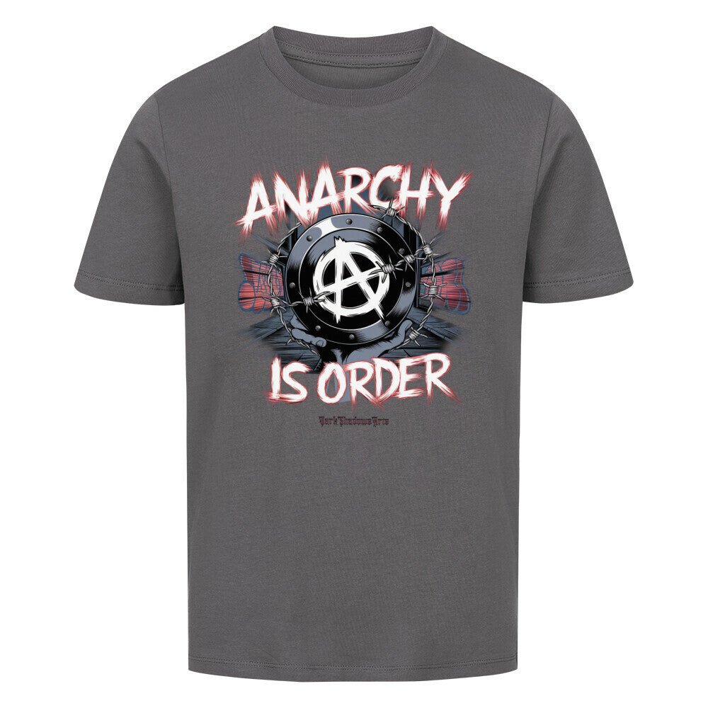 ANARCHY – Das Symbol der Rebellion - Premium Organic Shirt Kids | T-Shirt | Dark Shadows Arts