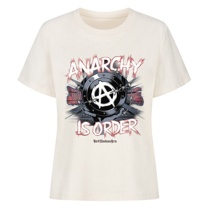 ANARCHY – Das Symbol der Rebellion - Premium Organic Shirt Women | T-Shirt | Dark Shadows Arts