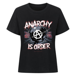 ANARCHY – Das Symbol der Rebellion - Premium Organic Shirt Women | T-Shirt | Dark Shadows Arts