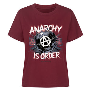 ANARCHY – Das Symbol der Rebellion - Premium Organic Shirt Women | T-Shirt | Dark Shadows Arts
