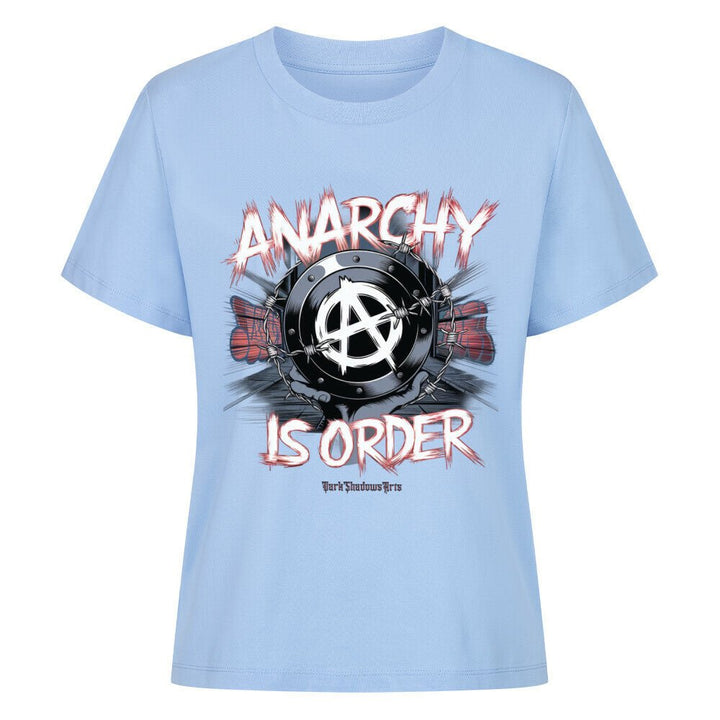ANARCHY – Das Symbol der Rebellion - Premium Organic Shirt Women | T-Shirt | Dark Shadows Arts