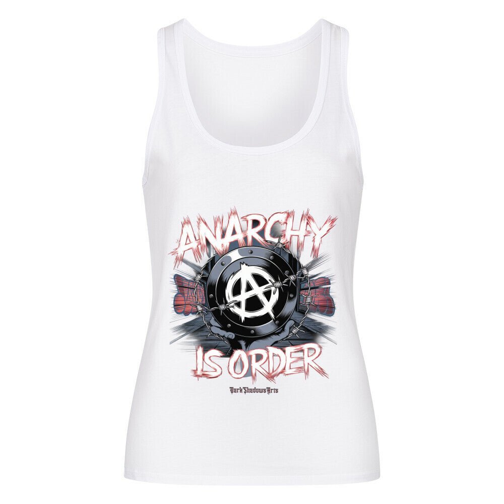 ANARCHY – Das Symbol der Rebellion - Premium Organic Tanktop Women | T-Shirt | Dark Shadows Arts