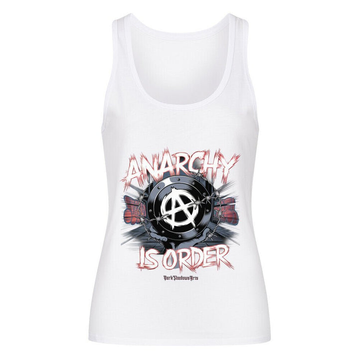 ANARCHY – Das Symbol der Rebellion - Premium Organic Tanktop Women | T-Shirt | Dark Shadows Arts