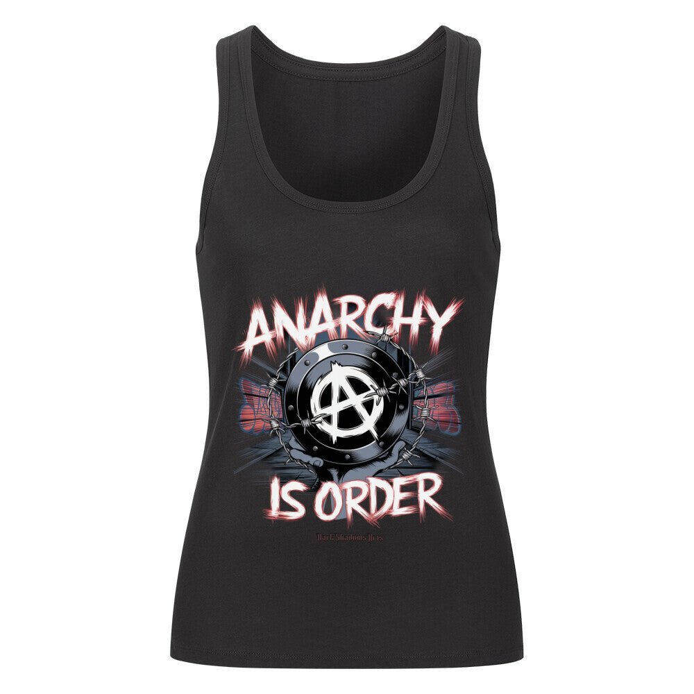 ANARCHY – Das Symbol der Rebellion - Premium Organic Tanktop Women | T-Shirt | Dark Shadows Arts