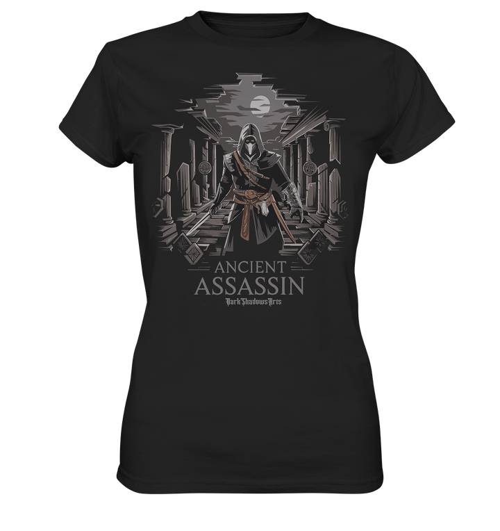 Ancient Assassin – Der Tod in historischer Nacht - Ladies Premium Shirt | Lady - Shirts | Dark Shadows Arts