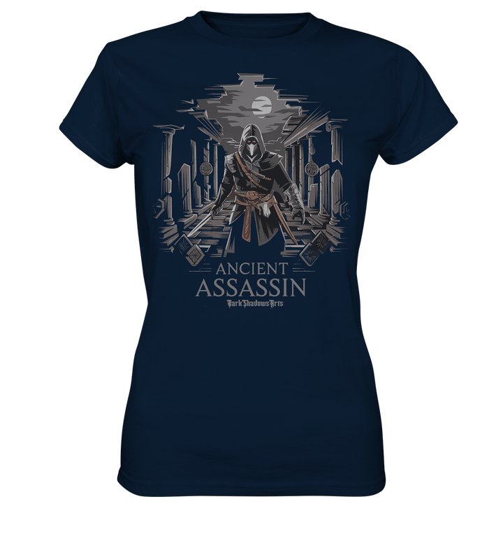 Ancient Assassin – Der Tod in historischer Nacht - Ladies Premium Shirt | Lady - Shirts | Dark Shadows Arts