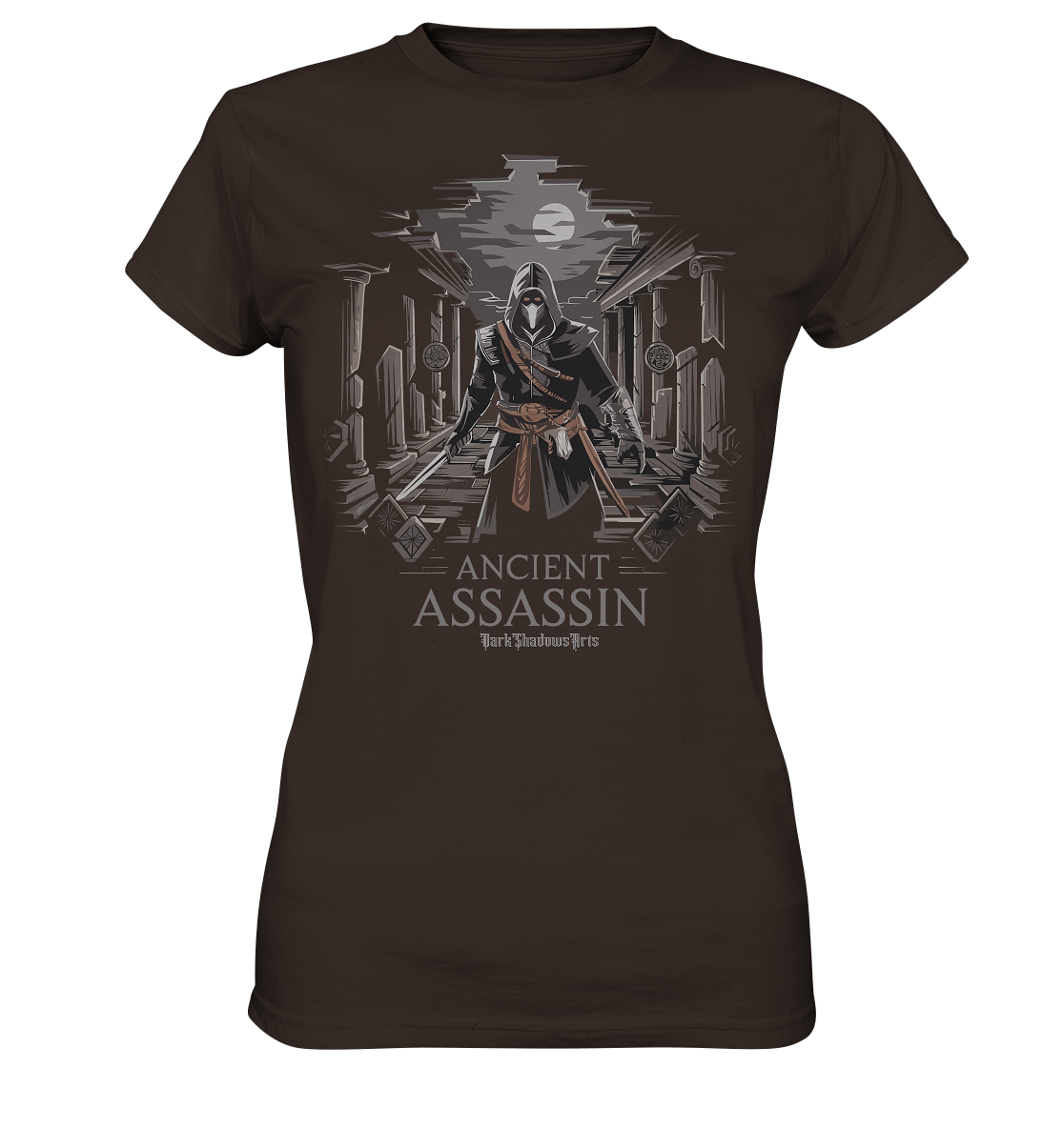 Ancient Assassin – Der Tod in historischer Nacht - Ladies Premium Shirt | Lady - Shirts | Dark Shadows Arts
