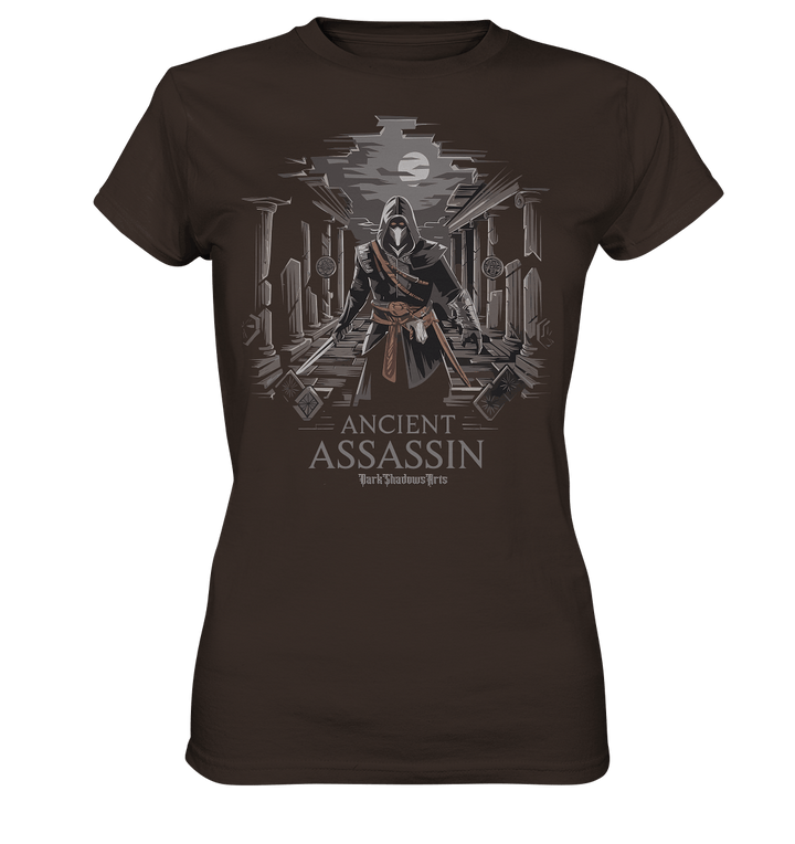 Ancient Assassin – Der Tod in historischer Nacht - Ladies Premium Shirt | Lady - Shirts | Dark Shadows Arts