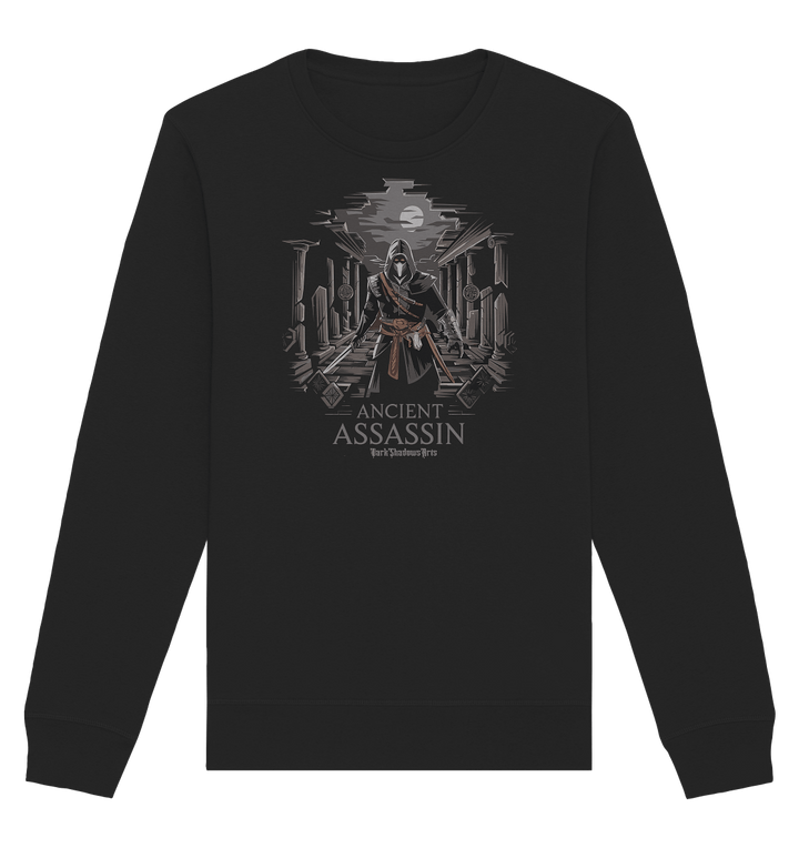 Ancient Assassin – Der Tod in historischer Nacht - Organic Basic Unisex Sweatshirt | Sweatshirts | Dark Shadows Arts