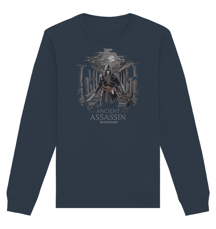 Ancient Assassin – Der Tod in historischer Nacht - Organic Basic Unisex Sweatshirt | Sweatshirts | Dark Shadows Arts