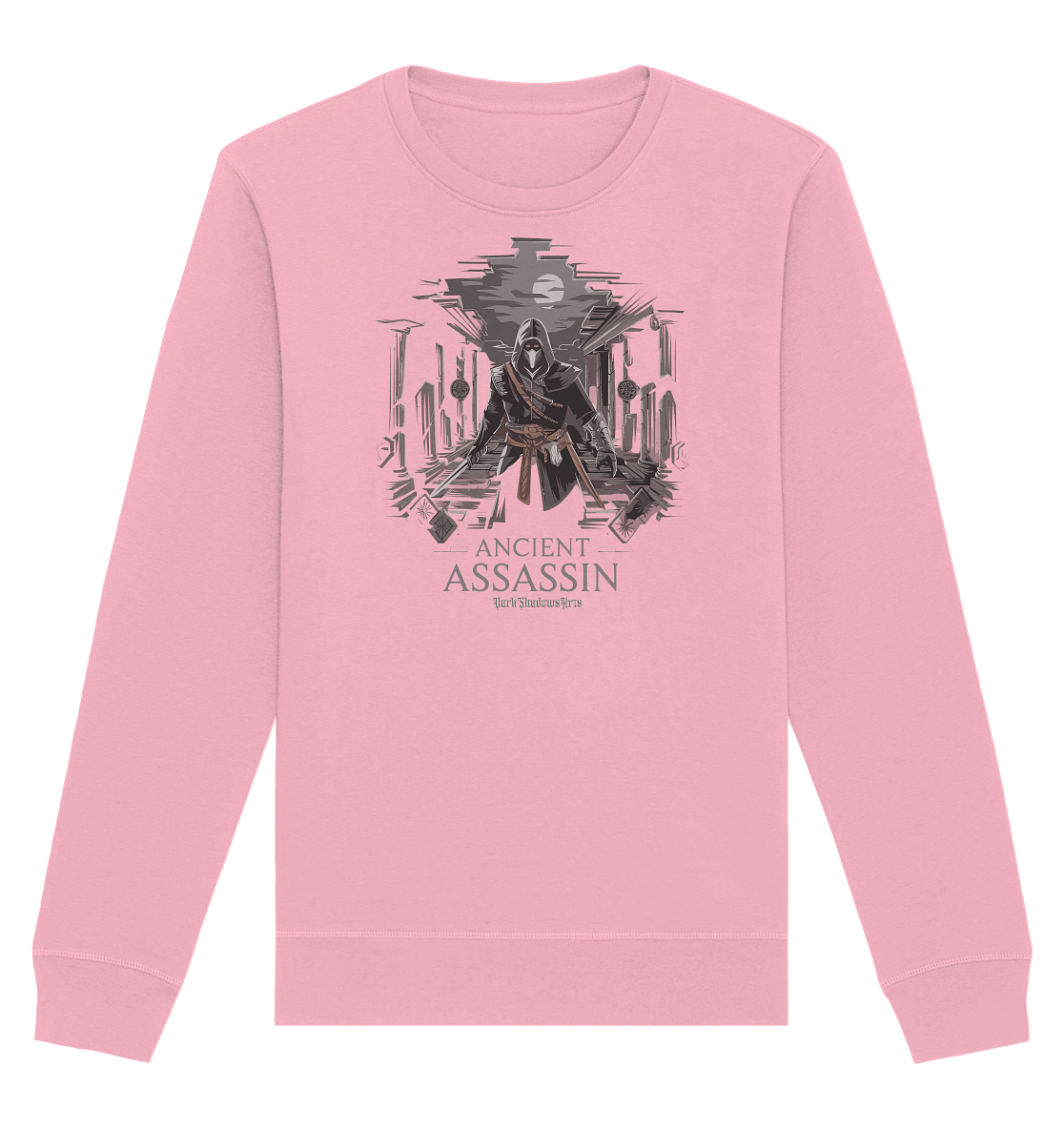 Ancient Assassin – Der Tod in historischer Nacht - Organic Basic Unisex Sweatshirt | Sweatshirts | Dark Shadows Arts