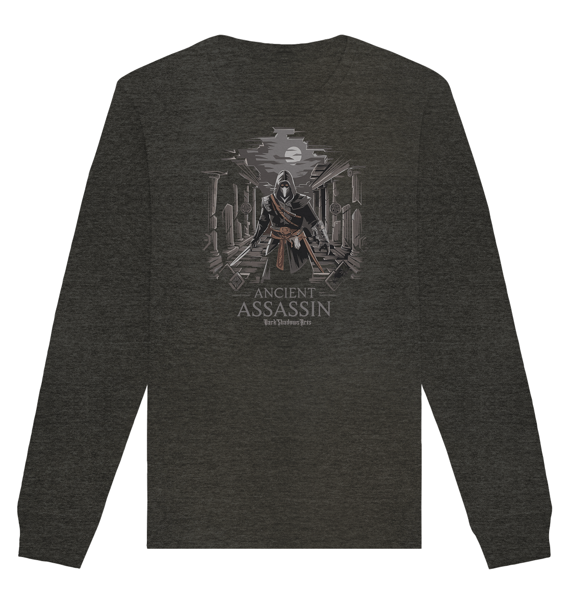 Ancient Assassin – Der Tod in historischer Nacht - Organic Basic Unisex Sweatshirt | Sweatshirts | Dark Shadows Arts
