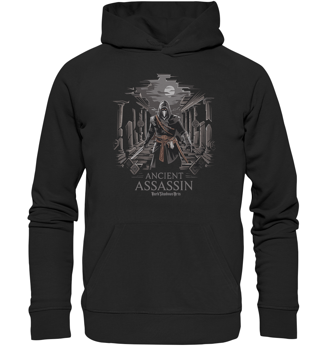 Ancient Assassin – Der Tod in historischer Nacht - Organic Hoodie | Hoodies | Dark Shadows Arts