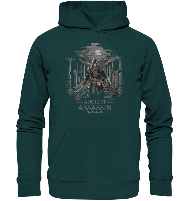 Ancient Assassin – Der Tod in historischer Nacht - Organic Hoodie | Hoodies | Dark Shadows Arts