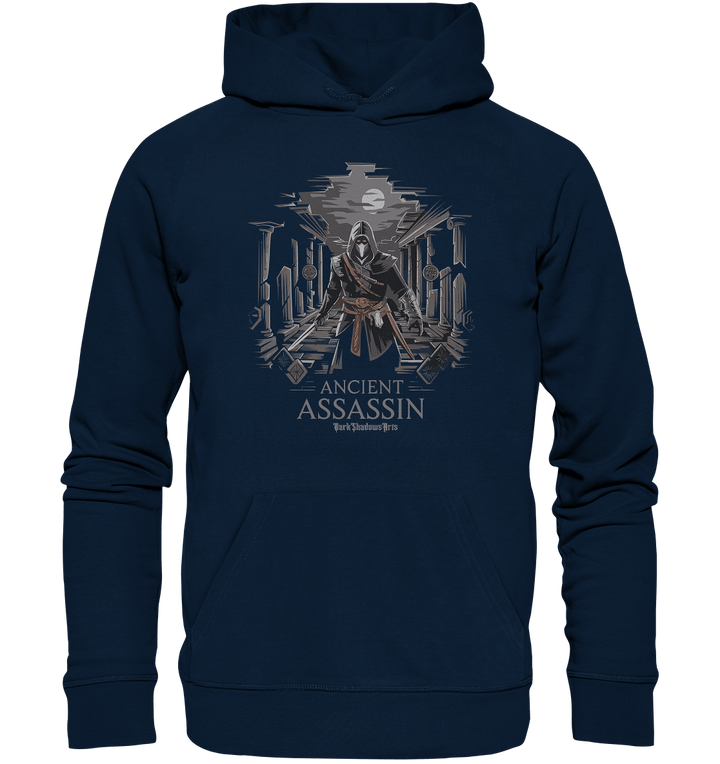 Ancient Assassin – Der Tod in historischer Nacht - Organic Hoodie | Hoodies | Dark Shadows Arts