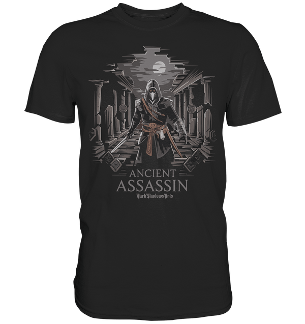 Ancient Assassin – Der Tod in historischer Nacht - Premium Shirt | Unisex - Shirts | Dark Shadows Arts