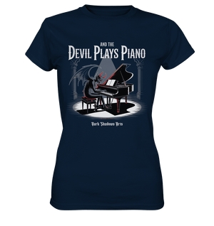 And the Devil Plays Piano – Höllische Klangkunst - DSA - Ladies Premium Shirt | Lady - Shirts | Dark Shadows Arts