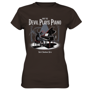 And the Devil Plays Piano – Höllische Klangkunst - DSA - Ladies Premium Shirt | Lady - Shirts | Dark Shadows Arts
