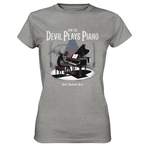 And the Devil Plays Piano – Höllische Klangkunst - DSA - Ladies Premium Shirt | Lady - Shirts | Dark Shadows Arts