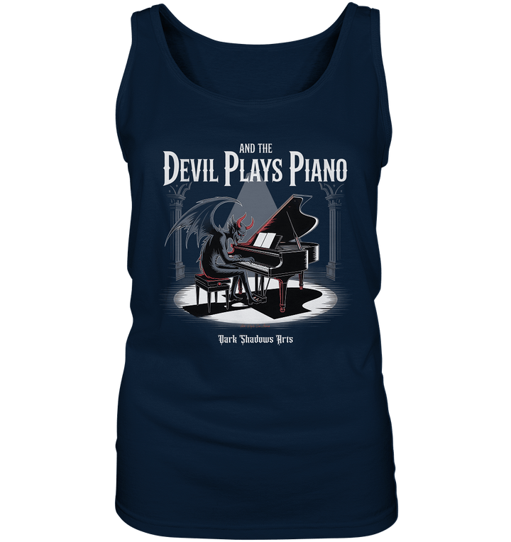 And the Devil Plays Piano – Höllische Klangkunst - DSA - Ladies Tank - Top | Tank - Tops | Dark Shadows Arts