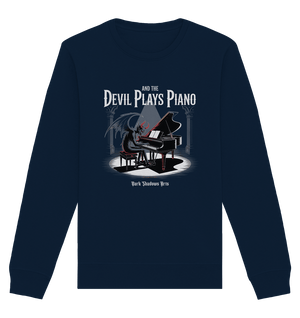 And the Devil Plays Piano – Höllische Klangkunst - DSA - Organic Basic Unisex Sweatshirt | Sweatshirts | Dark Shadows Arts