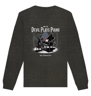 And the Devil Plays Piano – Höllische Klangkunst - DSA - Organic Basic Unisex Sweatshirt | Sweatshirts | Dark Shadows Arts