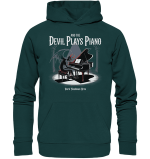 And the Devil Plays Piano – Höllische Klangkunst - DSA - Organic Hoodie | Hoodies | Dark Shadows Arts