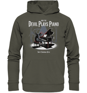 And the Devil Plays Piano – Höllische Klangkunst - DSA - Organic Hoodie | Hoodies | Dark Shadows Arts