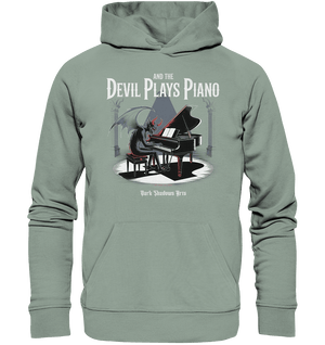 And the Devil Plays Piano – Höllische Klangkunst - DSA - Organic Hoodie | Hoodies | Dark Shadows Arts