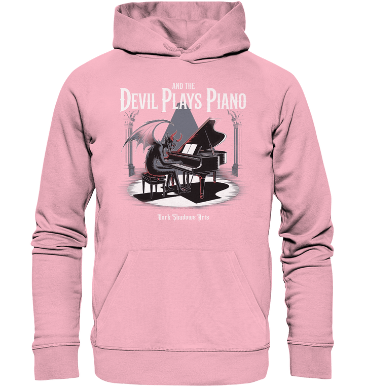 And the Devil Plays Piano – Höllische Klangkunst - DSA - Organic Hoodie | Hoodies | Dark Shadows Arts