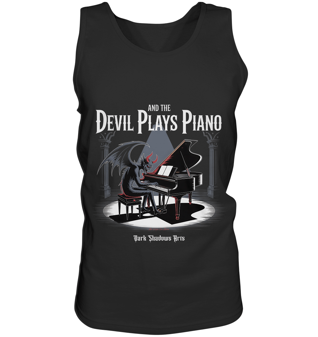 And the Devil Plays Piano – Höllische Klangkunst - DSA - Relaxed Tank Top | Tank - Tops | Dark Shadows Arts