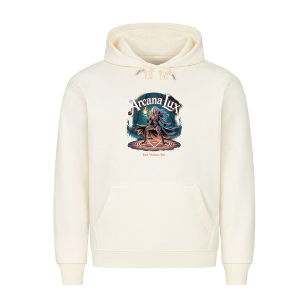 Arcana Lux_ Magische Flamme & Runenkreis - HigherBlanks Premium Hoodie | Hoodie | Dark Shadows Arts