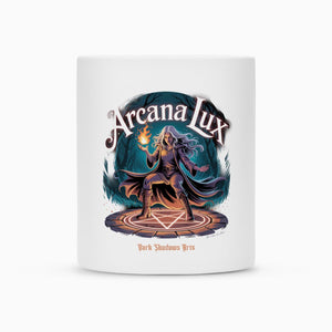Arcana Lux_ Magische Flamme & Runenkreis - Tasse | Mug | Dark Shadows Arts